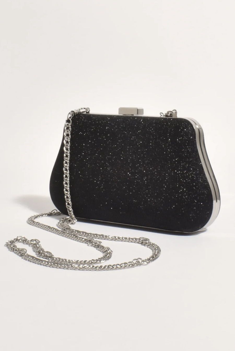 Black Roxy Deco Clutch